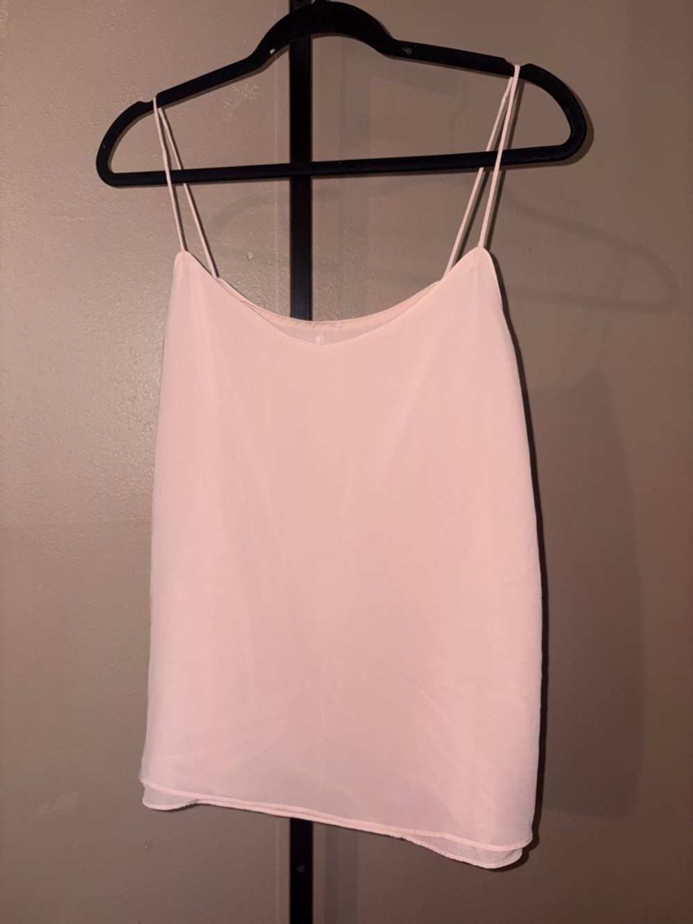 New York & Company Pale Pink Double-Spaghetti Strap Cami